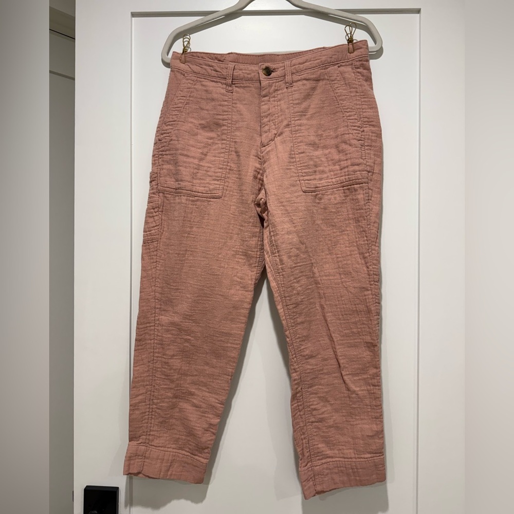 Old Navy pink 100% cotton pants